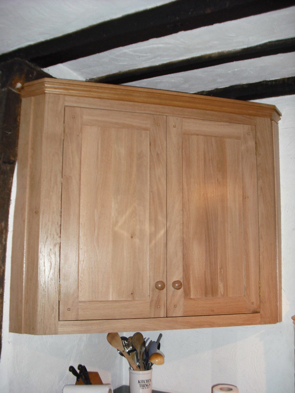 Bespoke wooden wall corner unit