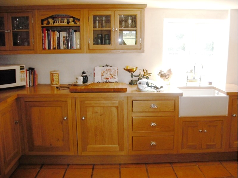 Bespoke wooden kitchen with Butler sink